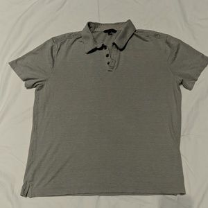 Silk/cotton blend polo shirt